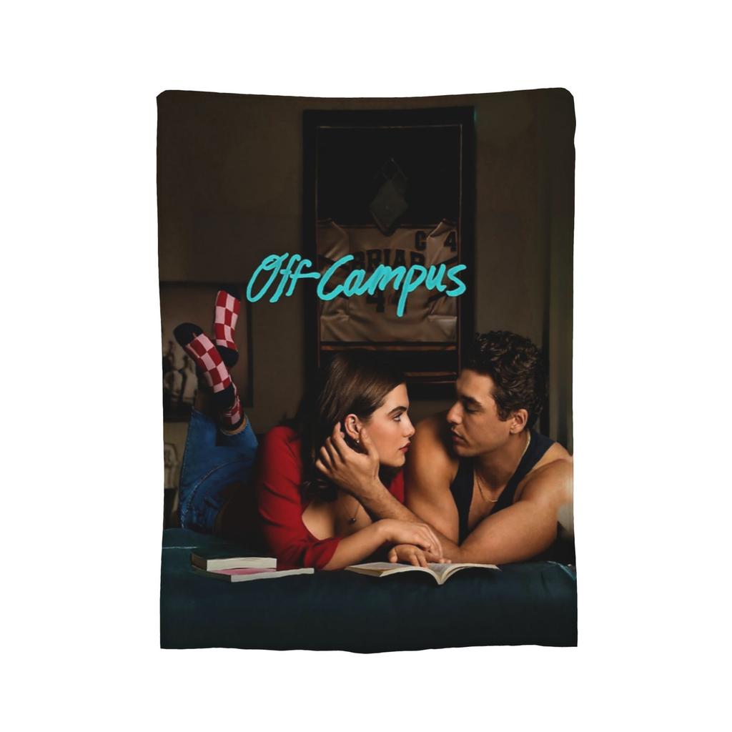 Dean Di Laurentis Off Campus Blanket Fleece Ultra-Soft Throw Blankets for Airplane Travel Bedroom Quilt