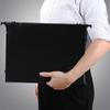 Side Expandable Design Hanging Folder PP Data File Bag Stationery Binder Contract Clamp