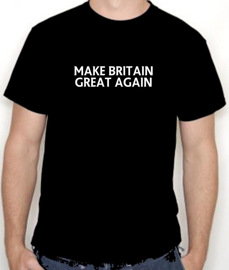 MAKE BRITAIN GREAT AGAIN Political T-Shirt Anti-Illegal Immigration Statement Unisex T-Shirt