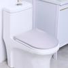 Toilet Dust Cover Solid Color Firm Elastic Strap Seasonal Toilet Cover Home Style Toilet Cover Bathroom Accessory