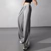 Спортивные штаны в полоску по бокам, спортивные штаны Kpop, женские серые брюки, женские свободные повседневные корейские уличные брюки в стиле хип-хоп