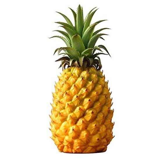 NOELAMOUR Pineapple Food Sample Model Realistic Display Prop Pine Ornament Height 21cm
