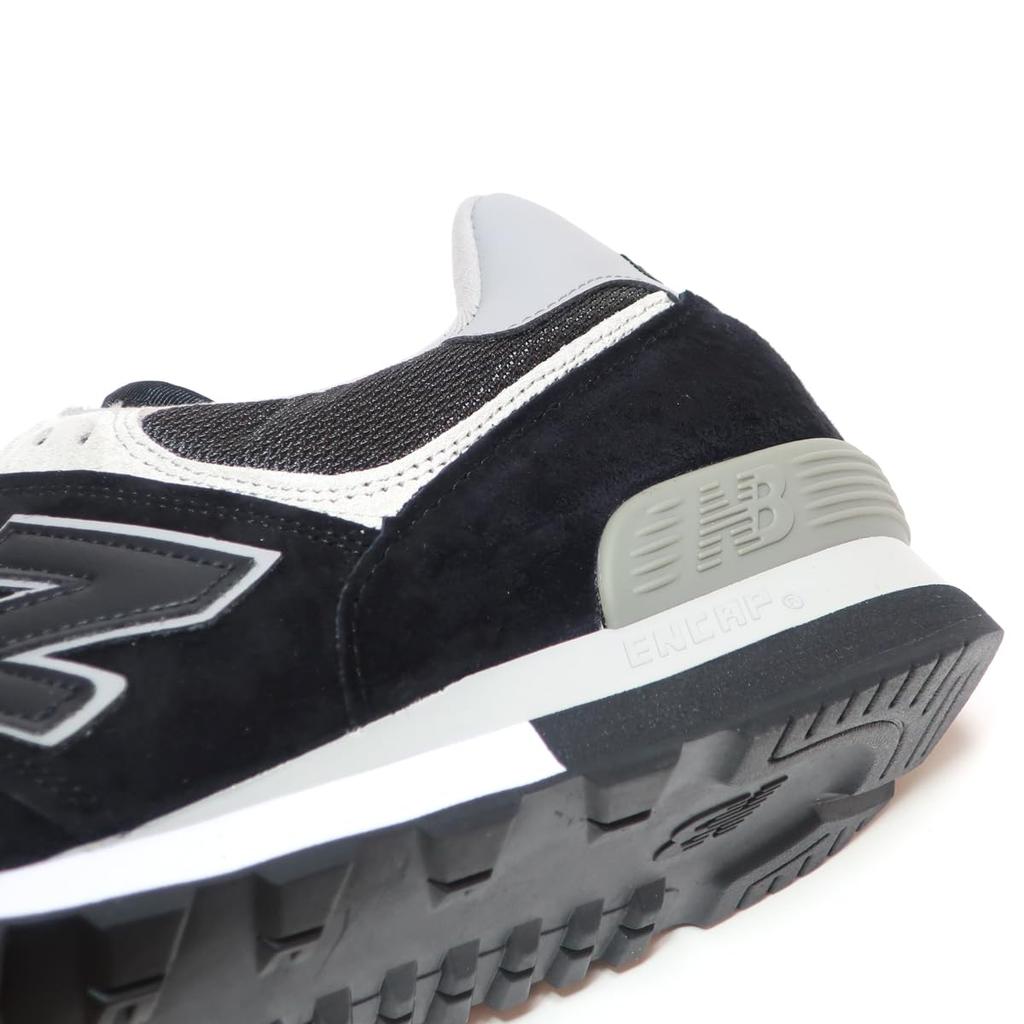 Кроссовки New Balance OU576PBK Замша Черные 26.5 см Сделано в Великобритании для Мужчин