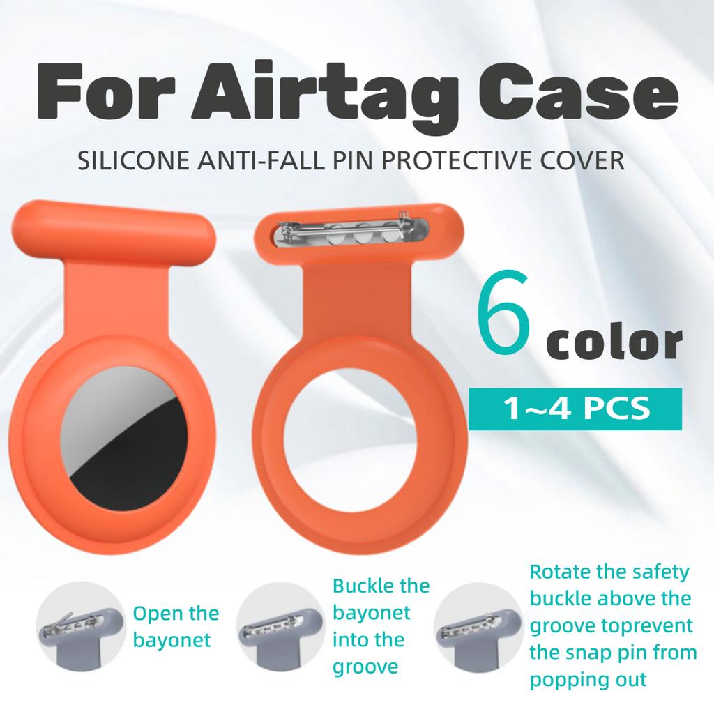 For Apple Airtags Tag Case Silicone Clothes Pin Protective For Airtag Tracker Locator Device Anti-lost