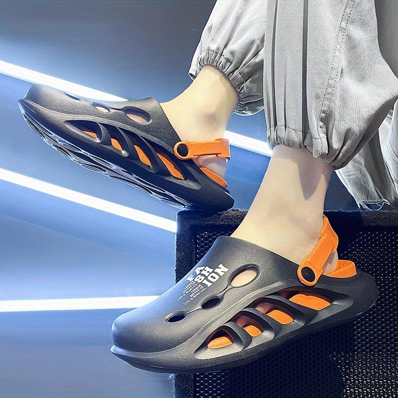 Order One Size Up Men's Shoes Non Slip Slippers Breathable Casual Slippers for Summer