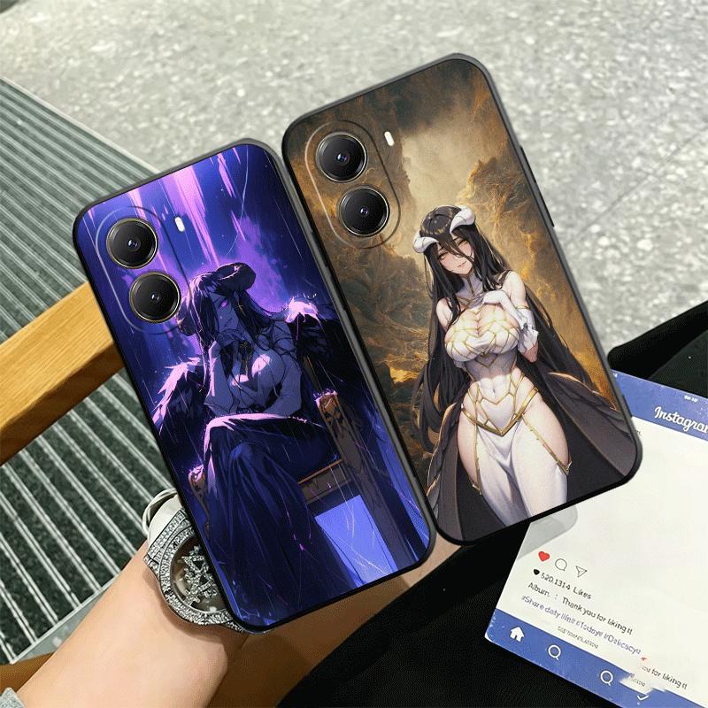 Albedo O-Overlords Anime Soft Phone Case for Xiaomi Poco X5 X6 X7 X8 Pro Max X3 F7 F8 Ultra M8 M7 M6 M5 Redmi 15 15C 14C 13C 12C