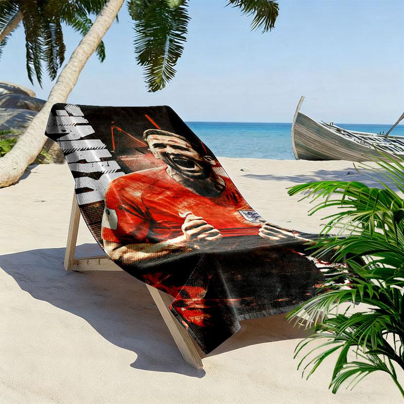 Harry Kane Spirit Beach Towel, Large Soft Quick Dry Towel for Beach Camping Swimming