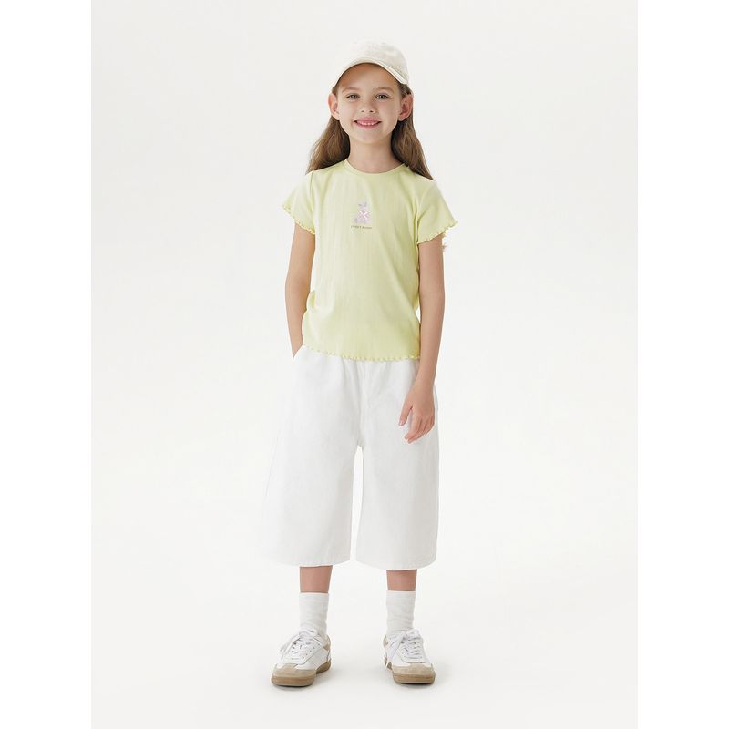 [Skin-Friendly and Soft] Mark Jenny Girls' Fresh Summer Short-Sleeved T-Shirt 2026 Summer New Style 550706