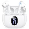 Bluetooth Wireless Earbuds, 48 Hours Playtime, Deep Bass, LED Display, CompactLightweight, IPX7 Waterproof, Instant Connection, Hi-Fi Bluetooth