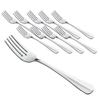 Raonnuri Pure Light Dinnerware Dessert Fork and Children's Fork, Fork, 10 Pieces, Korean Popular Tableware