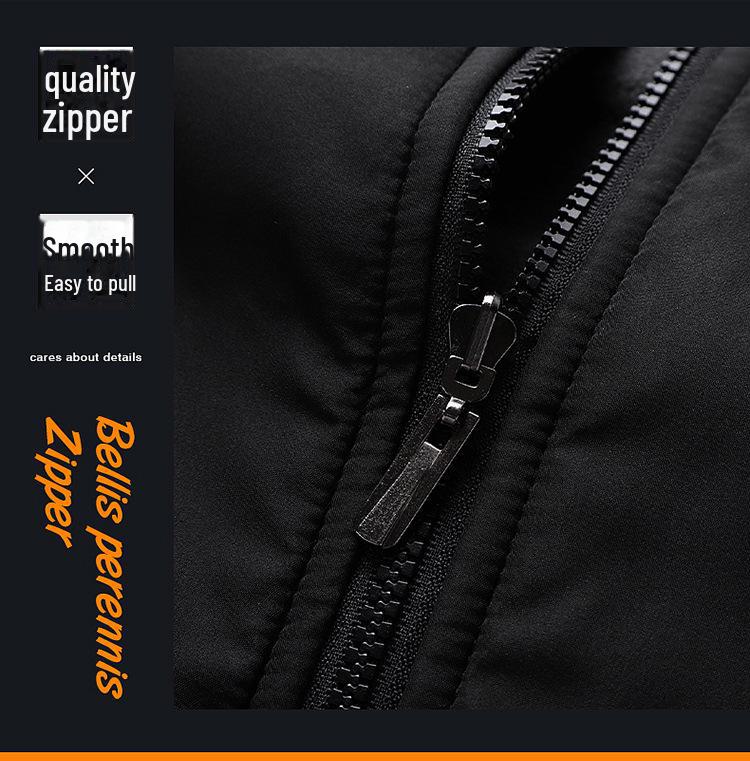 Мужской двухсторонний флисовый жилет для осеннего и зимнего отдыха на свежем воздухе