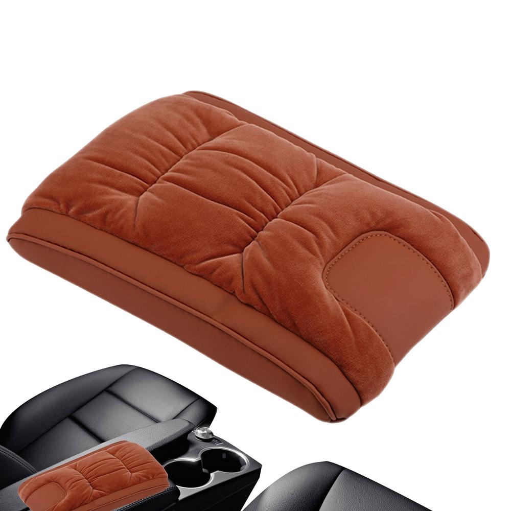 Чехол на подлокотник для автомобиля Чехол на подлокотник для автомобиля Фланелевая накладка на подлокотник Толстый чехол на консоль автомобиля Нескользящий мягкий чехол для центральной консоли автомобиля