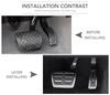 Автомобильные педали для Volkswagen VW UP Аксессуары Skoda Citigo SEAT Mii 2011~2022 Педали газа и тормоза из нержавеющей стали