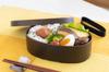 Kano Oval Lunch Mocha Microwave and Dishwasher Made In with Wappa Magewappa Lunch Bento Box [Magewappa-style Box, Brown, 72760] Safe, Japan, Band,