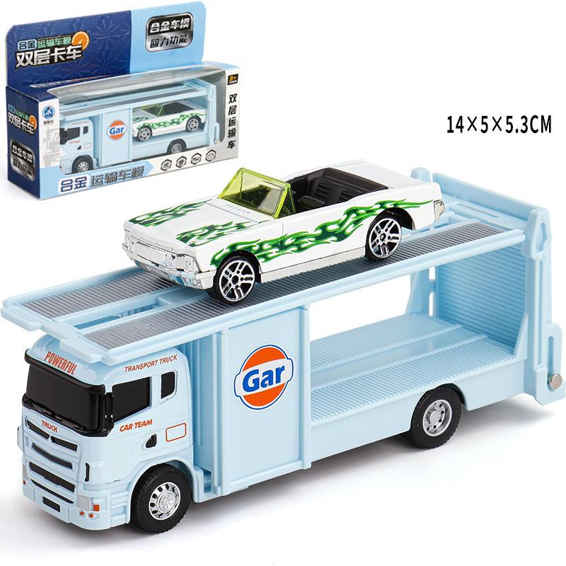1:64 Контейнеровоз Scania Американский Контейнеровоз Металлическая Литая Модель Машины Mini GT Модели Транспортных Средств Миниатюрные Машинки День Рождения