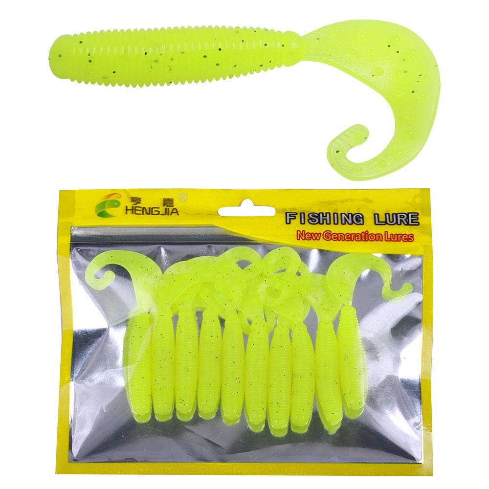Мягкие рыболовные приманки Мягкие пластиковые искусственные приманки с хвостом isca pesca, протеиновая приманка для ловли червя, приманки для личинки