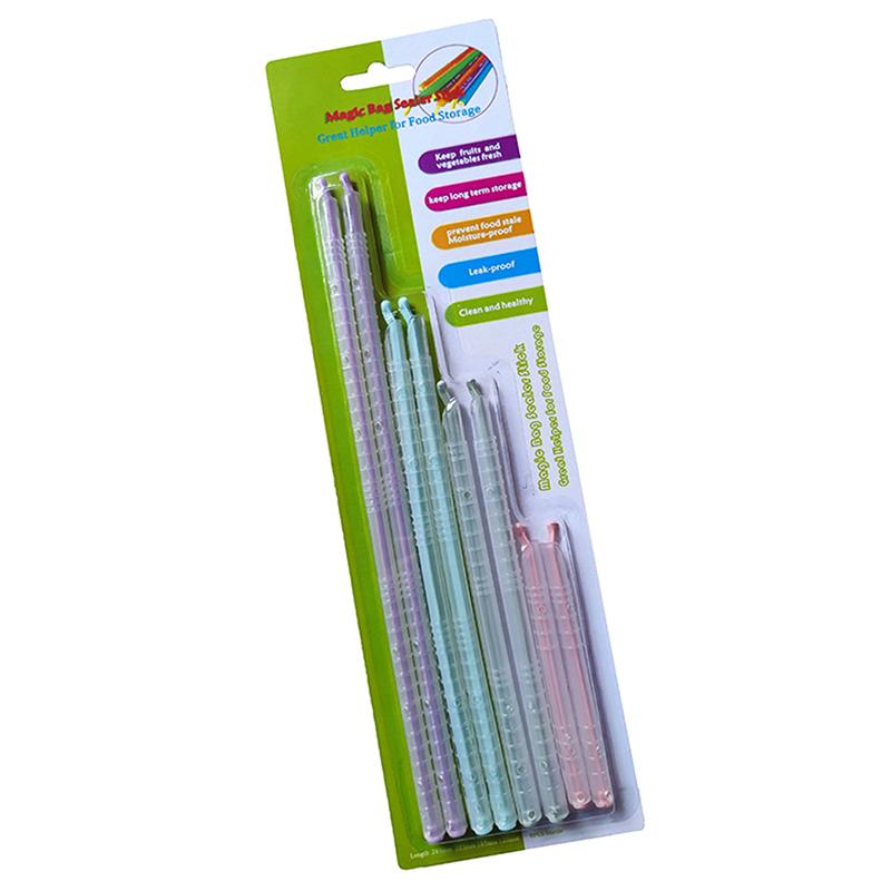 Зажим для пластикового пакета, сумка для хранения палочек, зажим для герметика для дома, зажим для закусок