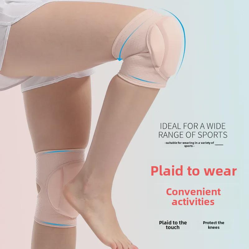 Профессиональные женские наколенники для танца на пилоне из утолщенной губки