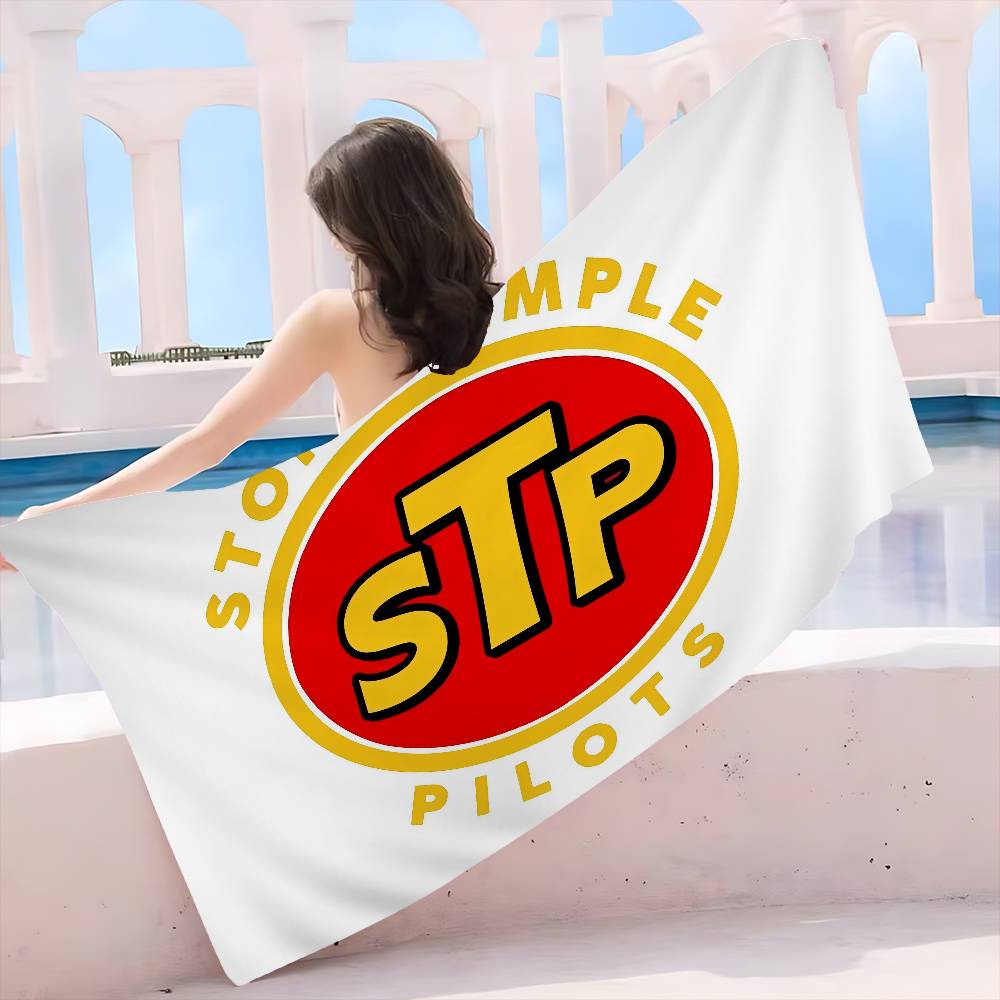 S-STPs Motor Car Oil Microfiber Printed Beach Towel Mountain Climbing Yoga Beach Swimming Running Absorbent Soft Towel