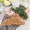 Винтажные блестящие заколки для волос, акриловые заколки-когти, летние заколки в форме акулы, модные заколки для волос для женщин, аксессуары для волос