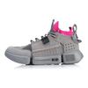 Кроссовки для баскетбола Li Ning Wudao Ace Fashion Week Series, легкие, нескользящие, с низким верхом, в стиле ретро, женские, снежно-серые AGBN062-5