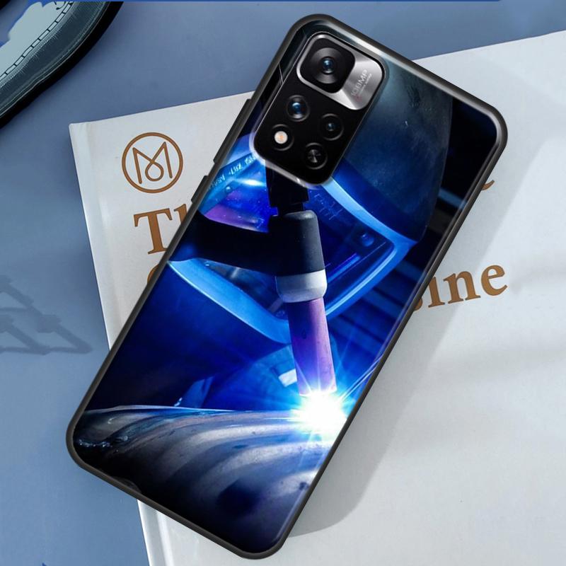 Чехол Сварщик Сварка Горячий Металл Рабочий Для Xiaomi Redmi Note 14 13 Pro 12 11 9 10 9S 10S 11S 12S Redmi 13C 10C 12C 14C Обложка