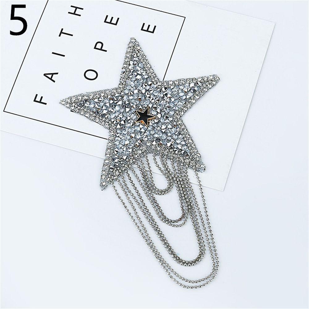 Pattern Sparkling Sequined Bling Iron-on Patches Clothes Appliques Clothing Accessaries Embroidery