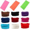 Женский однотонный велосипедный платок, бандана, шарф, головной убор, теплый
