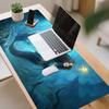 Mystical Red-Haired Mermaid in Enchanted Underwater Realm Mousepad Speed Gaming Mats Playmat Office Accessories Desk Mouse Pad