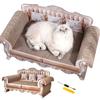 ZAIDEA Кровать-когтеточка для кошек Диван Игрушка для кошек и домашних животных Снятие стресса Точилка для когтей Когтеточка Картон Большая 70 x 28 x 31 Светло-розовый