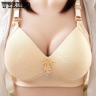 Бюстгальтер пуш-ап без магнитов и косточек, простое женское белье, бюстгальтер большого размера, тонкий бюстгальтер для женщин, бюстгальтер против провисания