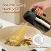 Hand-held Light-Blocking Oil Sprayer Dark Green Glass Kitchen Oil Bottle  Cooking Use