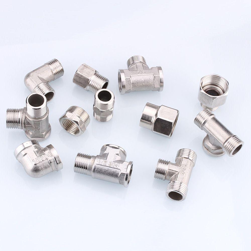 Threaded Elbow Home Improvement Stainless Steel Hardware Adapter Plumbing Fitting Pipe Fittings
