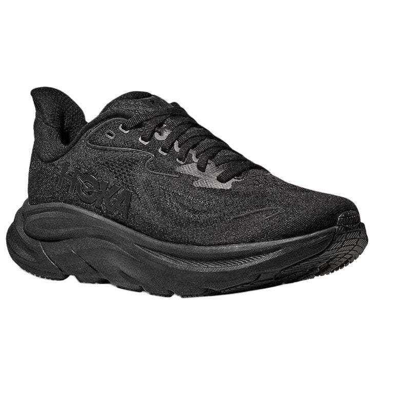 HOKA Clifton 10 Широкие Тройной Черный Женские Кроссовки 1162050-BBLC