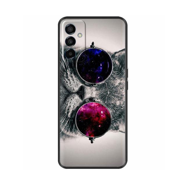 Case For Samsung F13 Case Cute Pattern Black Back Protectived Mobile Phone Cases For Samsung Galaxy F13 Sm -E135f F 13 Bumper