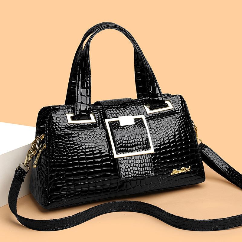 Женская сумка среднего возраста, простая атмосфера, сумка через плечо, модная портативная сумка для мам