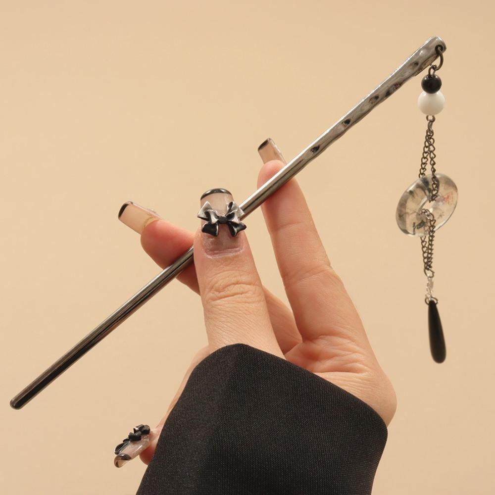 Vintage Hanfu Chopstick Hair Sticks Chinese Style Hair Accessories 2024 New Tassel Hair Stick