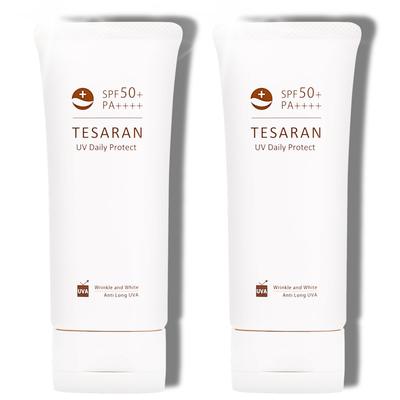 TESARAN UV Daily Protect, Лечебный, Нехимический солнцезащитный крем для лица, Эффект выравнивания тона, База под макияж, Солнцезащитный крем, 60 г, Квази-лекарственное средство, Водостойкий, УФ