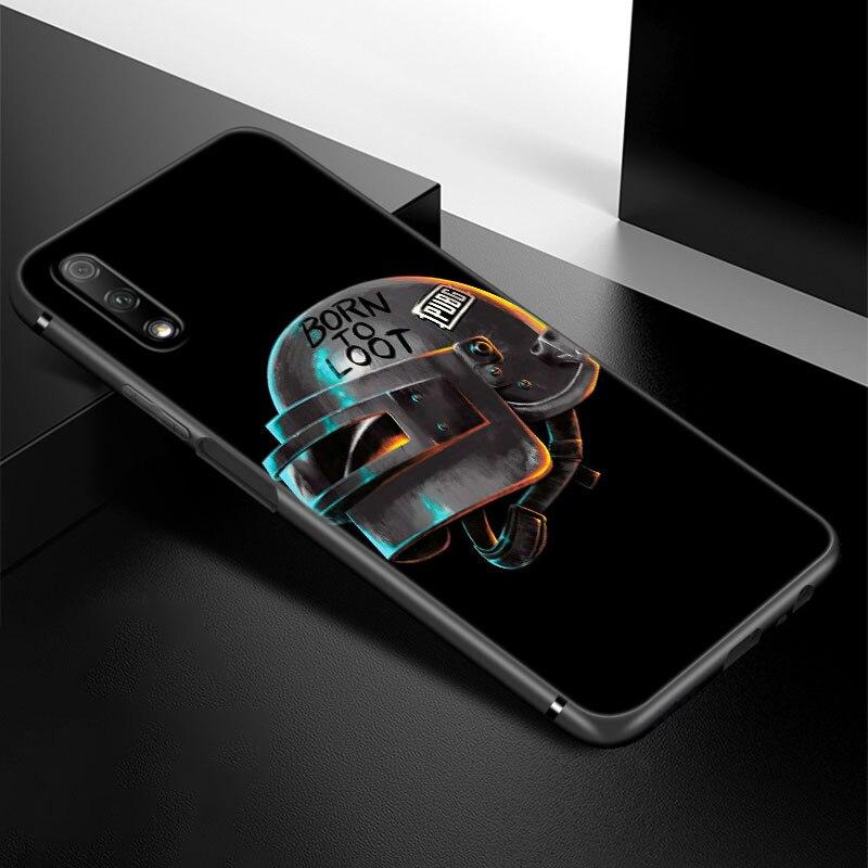 Модный чехол для игрового телефона PUBG для Huawei Honor 7A 8A 9X 20 Pro 8 10X Lite 9A 8C 9C 20E 7S 8S 20S 8X 10i 20i 30i, мягкий черный чехол