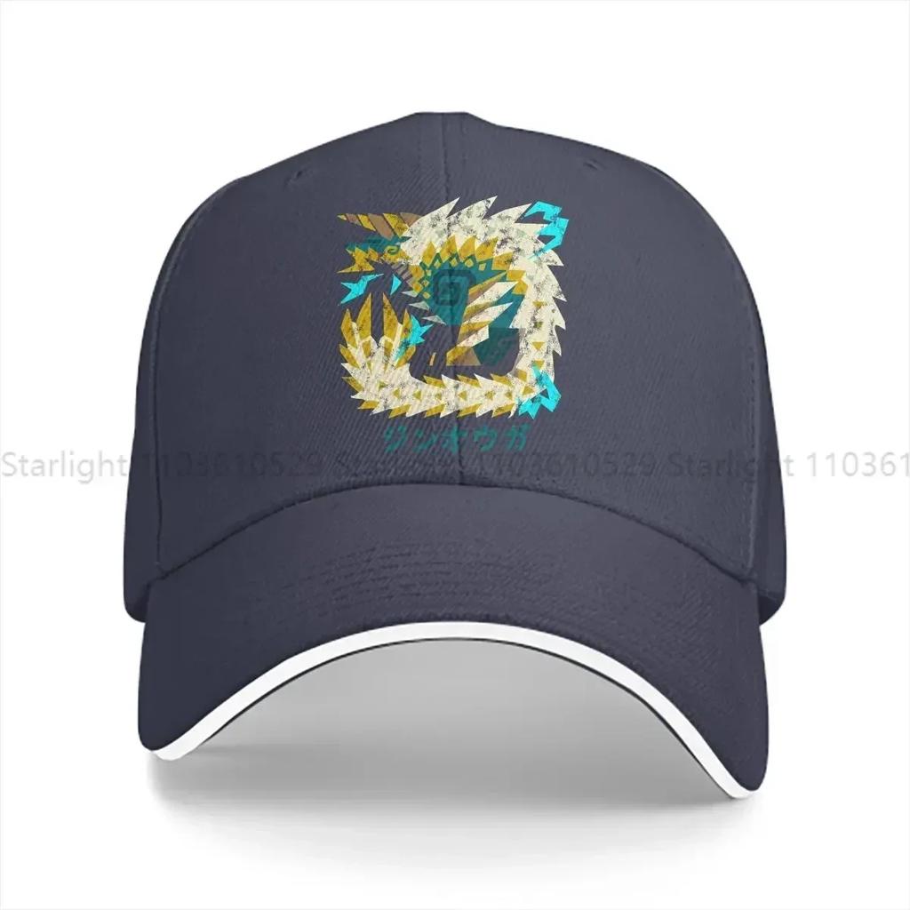 Однотонные папины кепки Iceborne Zinogre Иероглифы Мужская кепка Козырек Бейсболки Мировой Охотник Кепка с козырьком
