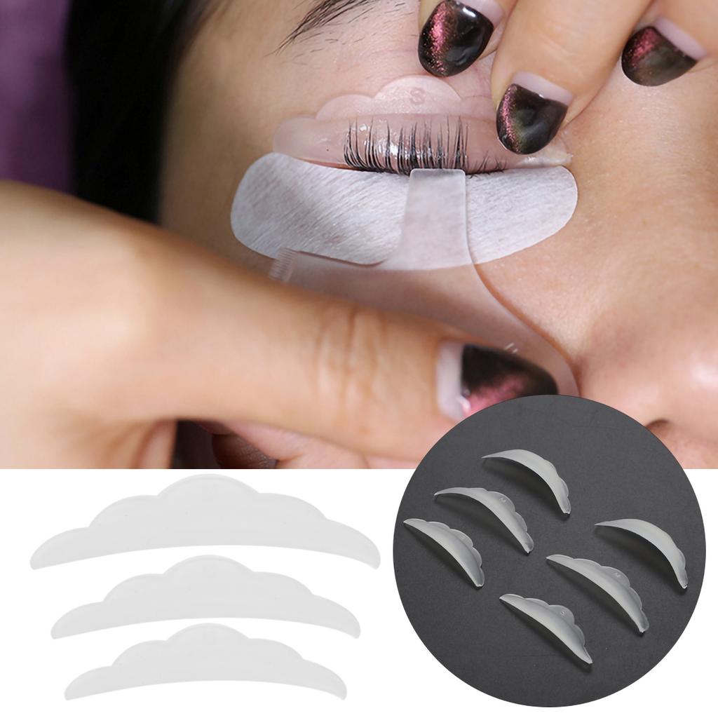 3 Pairs Curl Silicone Protection Pads Eyelash Lifting Curling Eyelash Extension S M L