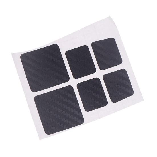 6Pcs/Set Touchpad Protective Sticker Compatible for Steam Deck Waterproof PVC Game Console Trackpad Protector Textured Skin Gaming Accessories