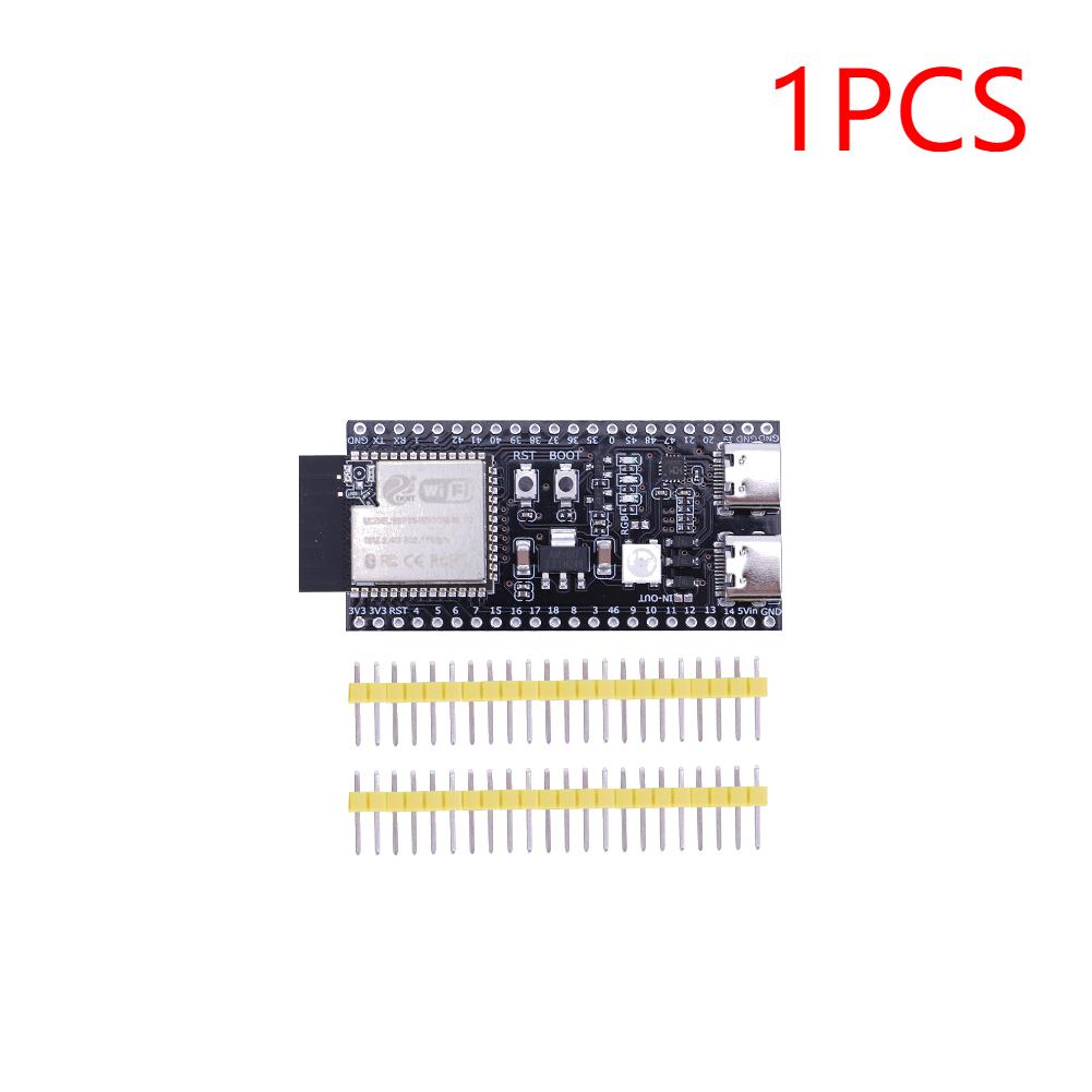 Двухпортовая Type-C плата разработки ESP32-S3 2,4 ГГц Wi-Fi модуль для Arduino ESP IDF ESP32-S3-WROOM-1 N8R2 N16R8 44 контакта 8 МБ PSRAM ESP32 S3