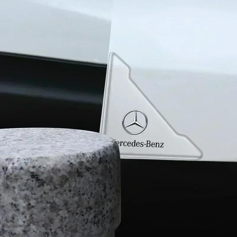 2 шт. Наклейки-декоры для защиты углов дверей автомобиля для Mercedes Benz AMG W212 W190 C300 W220 W176 W168 W108 Автомобильные аксессуары EUVWX1