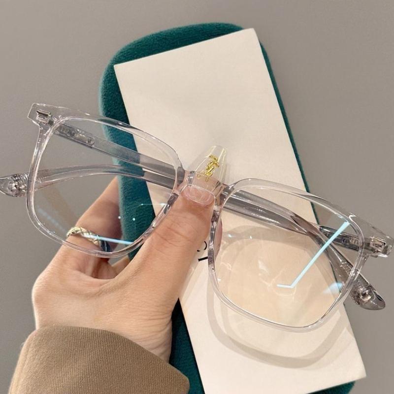 Прозрачные очки для близорукости Женские Мужские Защита от синего света Квадратные Минус Диоптрии Оптические Очки Очки Lentes