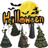 Whimsical Witch Resin Craft For Home And Garden Enhancement During Halloween