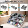 3-слойные расширяемые складные органайзеры для ящиков стола, разделители для макияжа в ванной, лоток для косметики, универсальный кухонный ящик для хранения