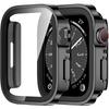 Стекло+Чехол для Apple Watch 42 46мм 45мм 41 49 44мм 40мм Прямой край Защитная пленка на экран Чехол iWatch SE 6 7 8 9 10 11 Ultra 7