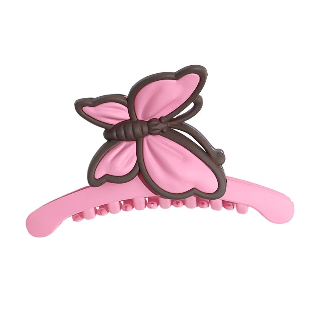 Нескользящие матовые заколки-акула сладкие цветочные пляжные аксессуары для волос заколки для густых волос для женщин