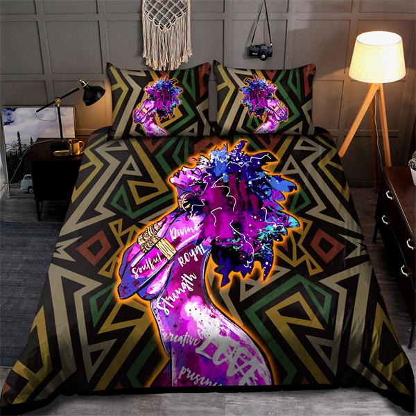 Комплекты постельного белья с африканскими цветочными и фигурными узорами, мягкий пододеяльник